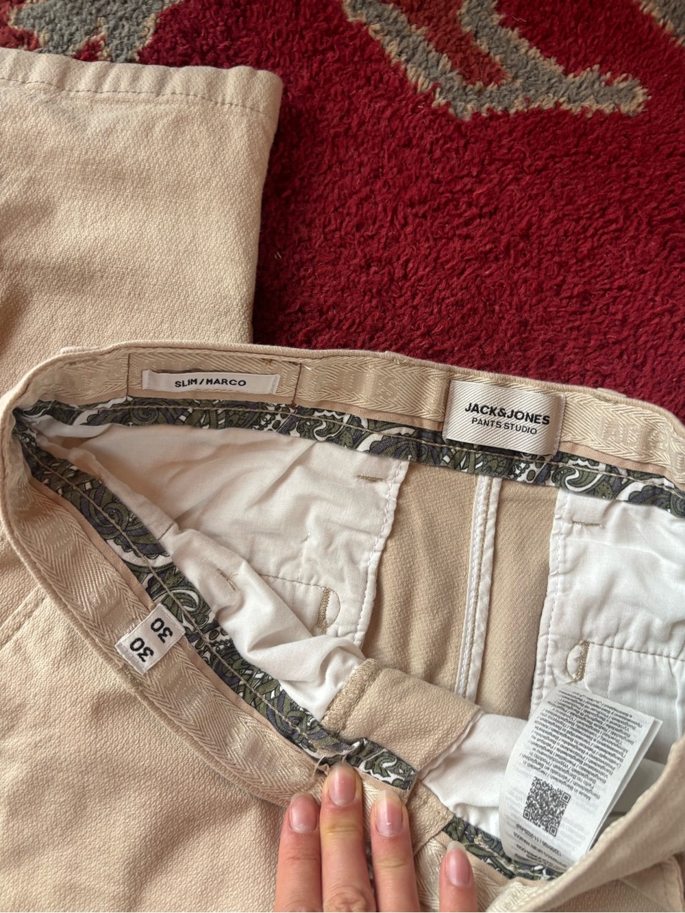 Jack & Jones Marco Slim Chino Pants 30x30 - Picture 2 of 4